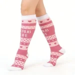 Pink "Elasticity™" heart-shaped socks - Image 5