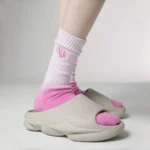 Trendy Tie-Dye Candy Crew Socks (W Embroidery) - Image 10