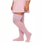 Pink & White Relax Stretch™ Plus Size Socks - Image 6