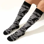 Black Camouflage Stretchable™ Socks - Image 3