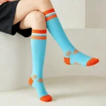Lake blue "Stretchable™" socks - Image 7