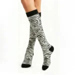 Zebra Pattern Easy Stretch™ Socks - Image 4