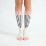 Pink striped "Stretchable™" socks - Image 6