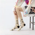 Colorful Matching Couple Crew Socks - Image 8