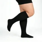 Large size black stretchable™ socks - Image 3