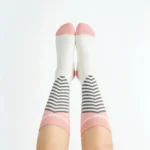 Pink striped "Stretchable™" socks - Image 7