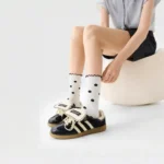 Women’s Brown Cotton Slouch Socks - Image 9