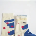 Everyday Blue & White Stripe Crew Socks - Image 9