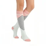 Pink striped "Stretchable™" socks - Image 8