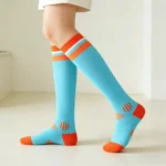 Lake blue "Stretchable™" socks - Image 6