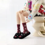 Colorful Matching Couple Crew Socks - Image 3