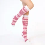 Pink "Elasticity™" heart-shaped socks - Image 4