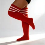 Red & White Relax Stretch™ Socks - Image 4