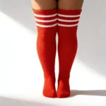 Red & White Relax Stretch™ Socks - Image 3