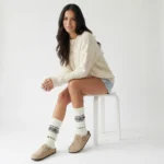 Vintage Fair Isle Cashmere Leg Warmers - Image 11