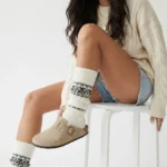 Vintage Fair Isle Cashmere Leg Warmers - Image 10