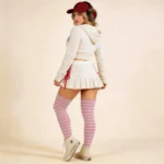 Pink & White Relax Stretch™ Socks - Image 9