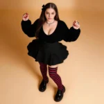 Black & Rose Red Relax Stretch™ Socks - Image 12