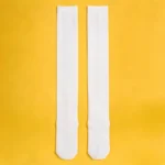 Large size white stretchable™ socks