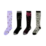 Knee-High Compression Socks 4-Pack