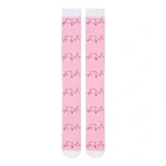 Pink ECG Elastiheart™ Stretch Socks