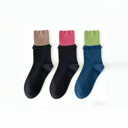 Vintage Slouch Crew Socks（3pairs）