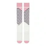 Pink striped "Stretchable™" socks