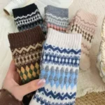 Nordic Fair Isle Wool Socks - Image 17