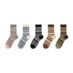 Nordic Fair Isle Wool Socks