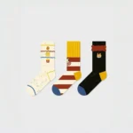 French Fry Family Cartoon Socks