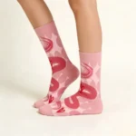 Pink Heart Crew Socks - Image 12
