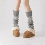 Vintage Fair Isle Cashmere Leg Warmers - Image 8