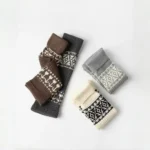 Vintage Fair Isle Cashmere Leg Warmers - Image 17