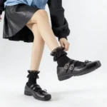 Lace Trim Crew Socks - Image 2