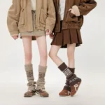 Vintage Fair Isle Cashmere Leg Warmers - Image 4