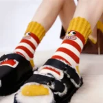 French Fry Family Cartoon Socks - Image 4
