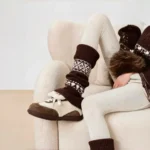 Vintage Fair Isle Cashmere Leg Warmers - Image 9