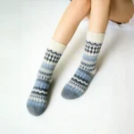 Nordic Fair Isle Wool Socks - Image 4