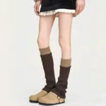 Women’s Wool Knit Leg Warmers - Image 3