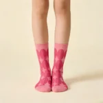 Pink Heart Crew Socks - Image 10