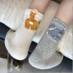 Egg Cat Cartoon Mid-Calf Cotton Socks - Image 11