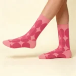 Pink Heart Crew Socks - Image 9