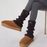 Metal Tag Ribbed Leg Warmers - Image 11