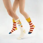 French Fry Family Cartoon Socks - Image 2