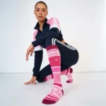 Pink Knee High Compression Socks – 4 Pairs - Image 2