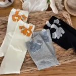 Egg Cat Cartoon Mid-Calf Cotton Socks - Image 13