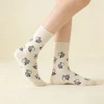 Colorful Matching Couple Crew Socks - Image 12
