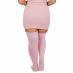 Pink & White Relax Stretch™ Plus Size Socks - Image 5
