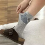 Egg Cat Cartoon Mid-Calf Cotton Socks - Image 10