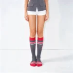 Powdered fabric ribbon "Stretchable™" socks - Image 5